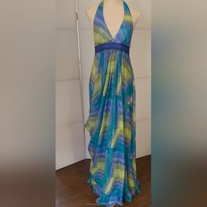 BCBG maxazria halter gown
